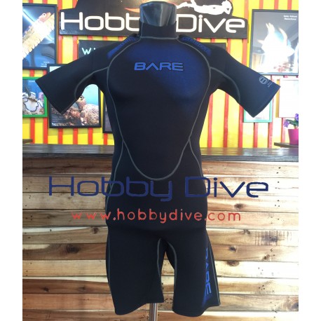 BARE Wetsuit Attack Shorty 3MM BARE-SHO