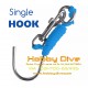 Single Hook Stainless Steel with Line SS Clip HD-105