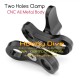 Two Holes CNC Aluminium Clamp Diving Camera Accessories HD-107