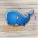 [HD-514] Sticker Waterproof Whale Paus