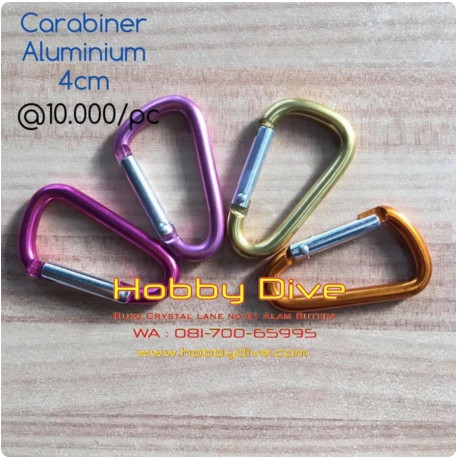 Carabiner Aluminium 4cm Accessories HD-188