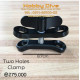 Two Holes Clamp Underwater Photography Camera Accsesories HD-524 Black