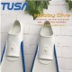 TUSA FF-16Z KAIL Full Foot Scuba Diving Water Sports Fins White Blue