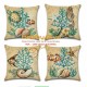 Cushion Cover Marine Life Sea Horse Sarung Bantal HD-201