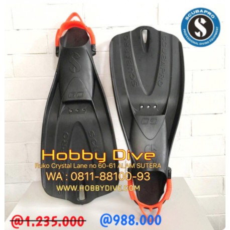 Scubapro Fin Go Orange - Scuba Diving Alat Selam