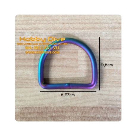 D Ring Titanium Rainbow Color Scuba Diving Accessories HD-587