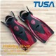 Tusa Visio Tri-Ex Adult Travel Set UP-3521QB-MDR RED Alat Snorkeling