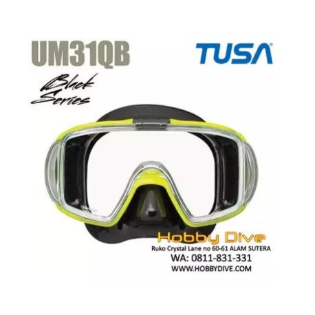 Tusa Mask Visio Tri-Ex Scuba Diving Mask Snorkeling UM-31QB FY