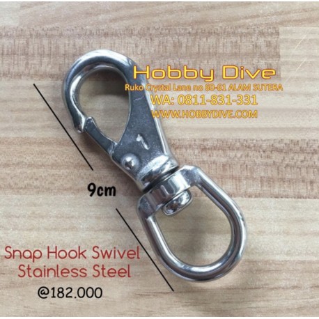 Snap Hook Swivel Stainless Steel 90mm Diving Accessories HD-238