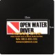 Scuba Diving Sticker Diver - Dive Flag Sticker Waterproof HD-067