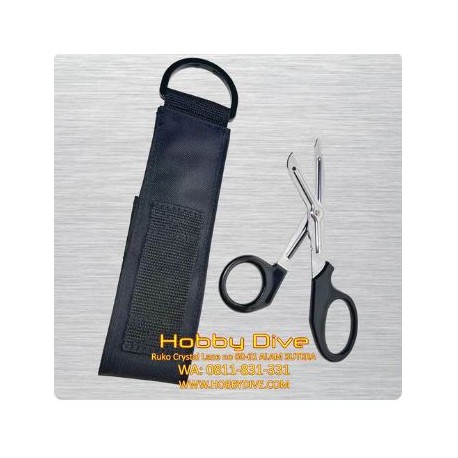 Stainless Steel Scuba Diving Scissors with Case Survival Tool HD-356