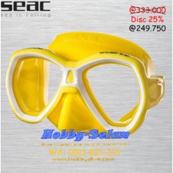 SEAC Mask Maschera Elba MD S/YE Giallo - Scuba Diving Alat Diving