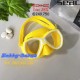 SEAC Mask Maschera Elba MD S/YE Giallo - Scuba Diving Alat Diving