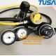 Tusa Regulator Set RS-1207 Octopus & Gauge - Scuba Diving