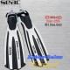 SEAC Fins Propulsion S Bianco - Scuba Diving Alat Diving