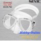 SEAC Mask Maschera Elba MD S/KL Bianco - Scuba Diving Alat Diving