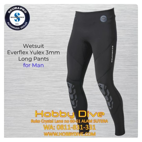 Scubapro Wetsuit Everflex Yulex 3mm Long Pants Man - Scuba Diving