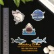 Sticker Shark Collection Scuba Diving Accessories HD-413