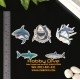 Sticker Shark Collection Scuba Diving Accessories HD-413