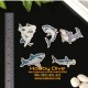 Sticker Shark Collection Scuba Diving Accessories HD-413