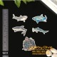 Sticker Shark Collection Scuba Diving Accessories HD-413