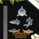 Sticker Shark Collection Scuba Diving Accessories HD-413