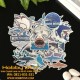 Sticker Shark Collection Scuba Diving Accessories HD-413