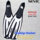 SEAC Fins Full Foot Fuga Bianco - Scuba Diving Alat Snorkeling