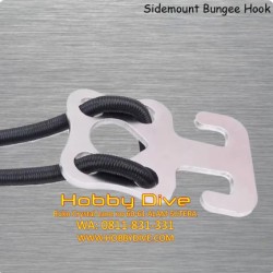 Sidemount Bungee Hook Buckle Webbing Keeper Plate HD-418