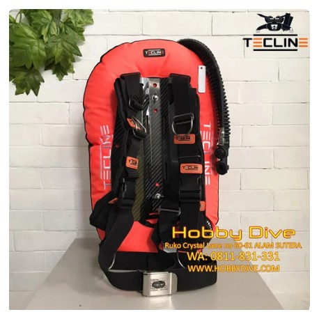 TECLINE BCD Donut 13 Set Orange - Scuba Diving Alat Diving - BCD SET