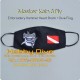 Masker Kain 3ply Patch Hammer Head Shark + Dive Flag HD-709