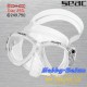 SEAC Mask Maschera Elba S/KL Bianco - Scuba Diving Alat Diving