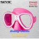 SEAC Mask Maschera Elba S/PI Rosa - Scuba Diving Alat Diving