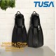 Tusa Travel Right Black SF-0110 BK - Scuba Diving Alat Diving