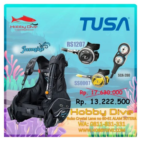 Tusa BCD Jasmine Package with Regulator + Octopus + Gauge