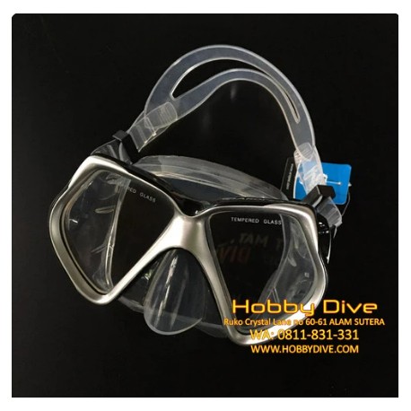 AROPEC Mask Black M2YA2526 - Scuba Diving Alat Diving